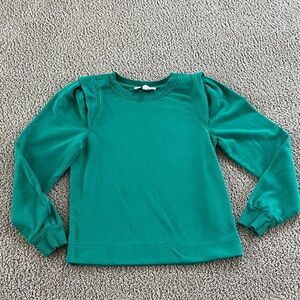 LOFT women’s Long Sleeve sweatshirt size extra small Kelly green